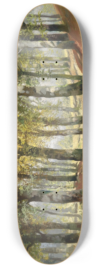 Karl Vikas - Waldlandschaft 8.25 inch art skate deck