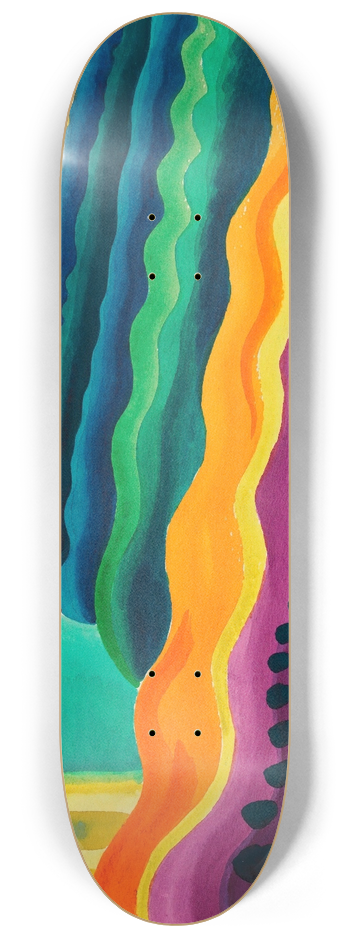 Karl Wiener - Andante 8.25 inch art skate deck