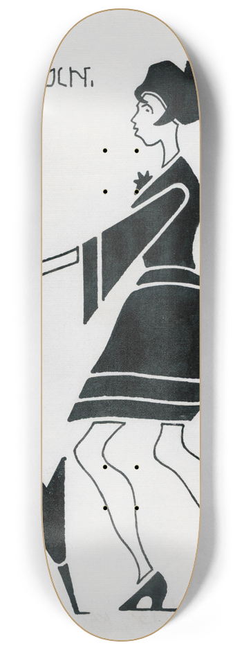 Karl Wiener - Der Backfisch 8.25 inch art skate deck