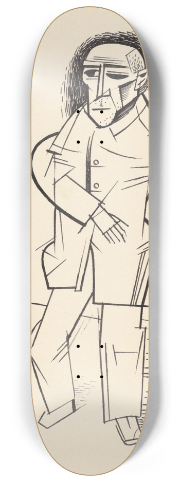 Karl Wiener - Einzelfigur 8.25 inch art skate deck