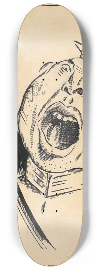 Karl Wiener - Es braust ein Ruf wie Donnerhall 8.25 inch art skate deck