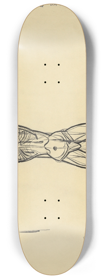 Karl Wiener - Golgatha 8.25 inch art skate deck