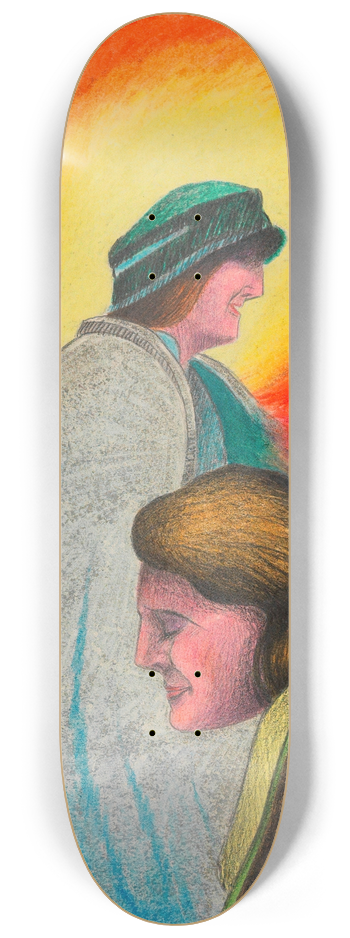 Karl Wiener - Lcheln 8.25 inch art skate deck