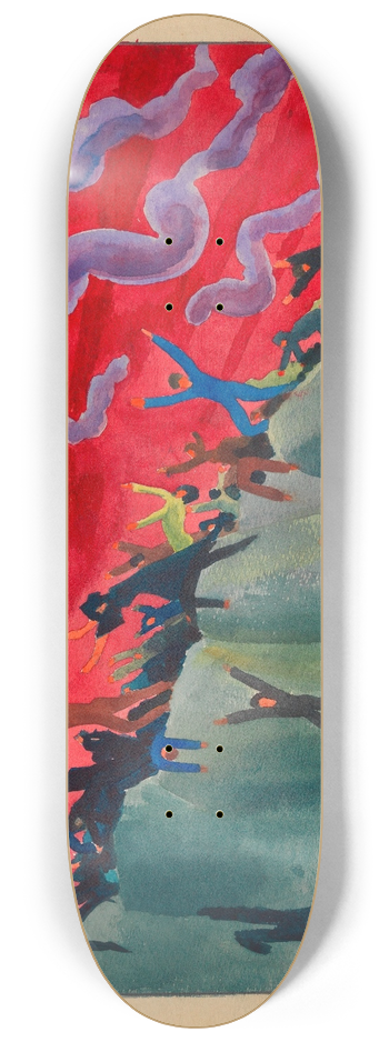 Karl Wiener - Panik 8.25 inch art skate deck