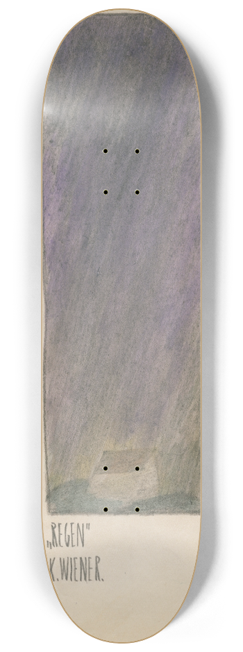 Karl Wiener - Regen 8.25 inch art skate deck