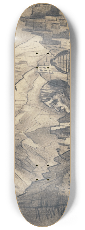 Karl Wiener - Ruf der Berge 8.25 inch art skate deck