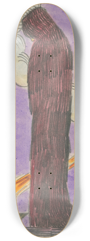 Karl Wiener - Trauer 8.25 inch art skate deck