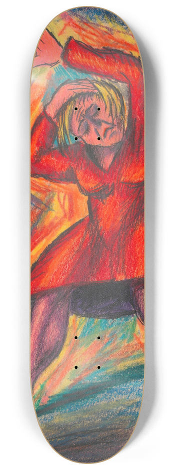 Karl Wiener - Verzweiflung 8.25 inch art skate deck