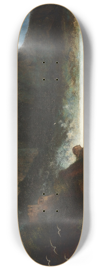 Karl Wilhelm Diefenbach - Solitude 8.25 inch art skate deck