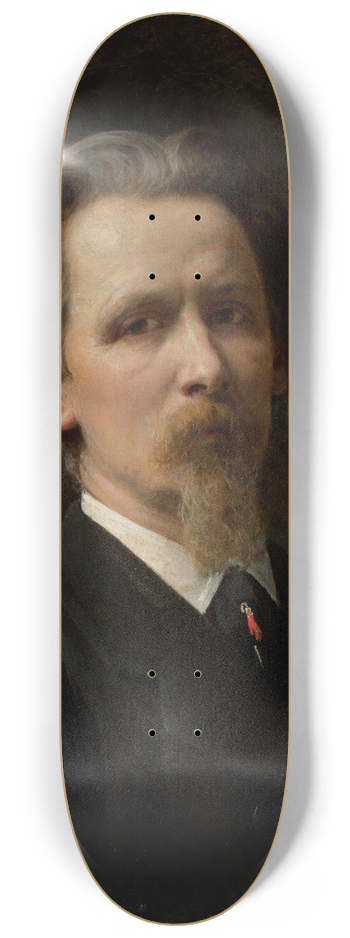 Karol Miller - Self-portrait 8.25 inch art skate deck