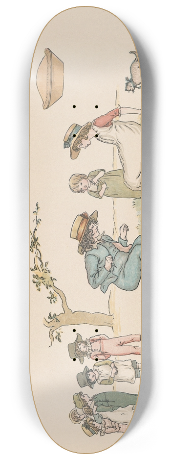 Kate Greenaway - A Apple Pie Pl 09 8.25 inch art skate deck