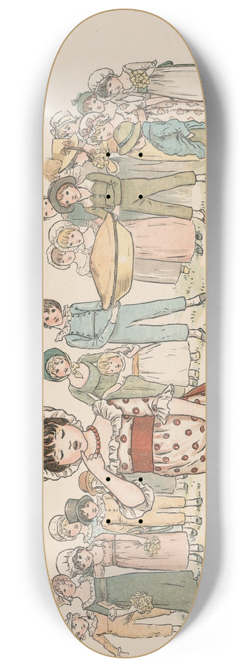 Kate Greenaway - A Apple Pie Pl 18 8.25 inch art skate deck