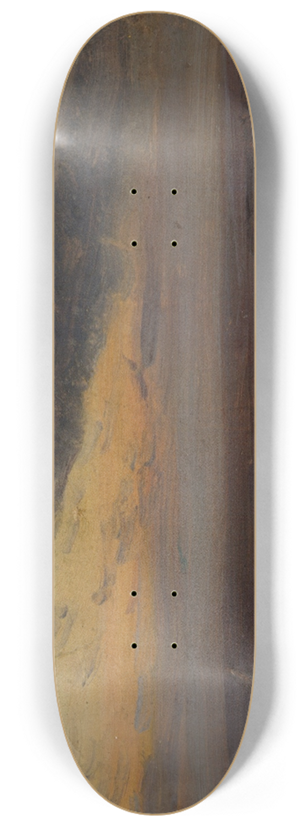 Johan Christian Dahl - Study on the Elbe 8.25 inch art skate deck