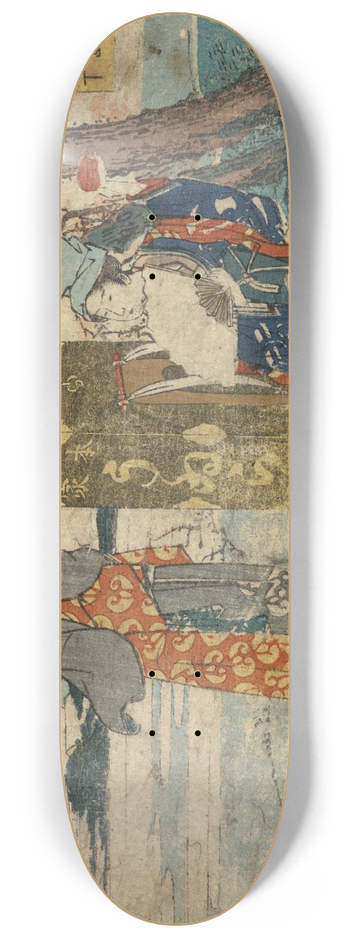 Katsushika Hokusai - Odawara 8.25 inch art skate deck