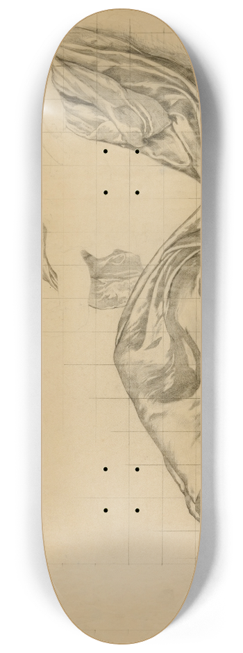 Kenyon Cox - (Iowa State Capitol Rotunda) (Art, study for panel) 8.25 inch art skate deck
