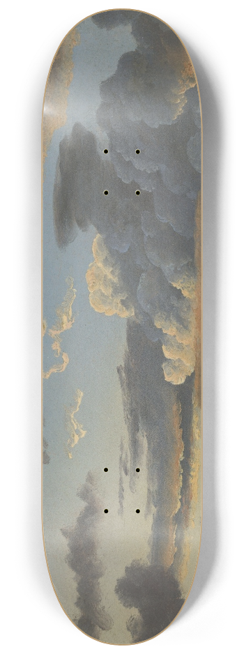 Knud Baade - Cloud Study 8.25 inch art skate deck