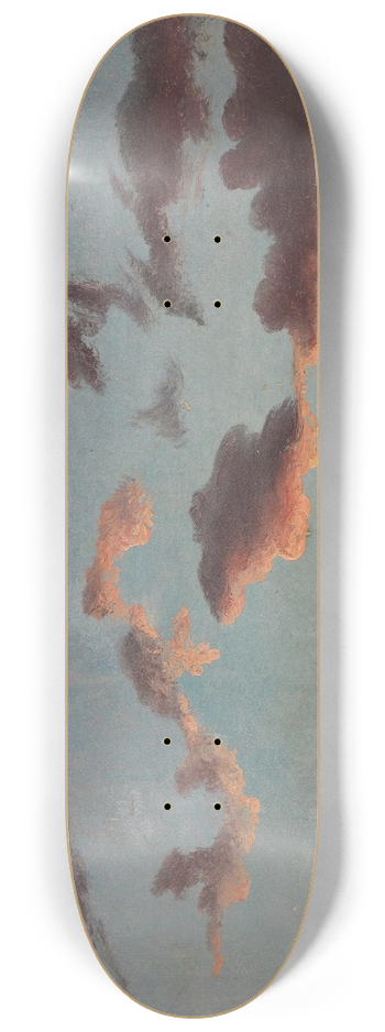 Knud Baade - Cloud Study 8.25 inch art skate deck