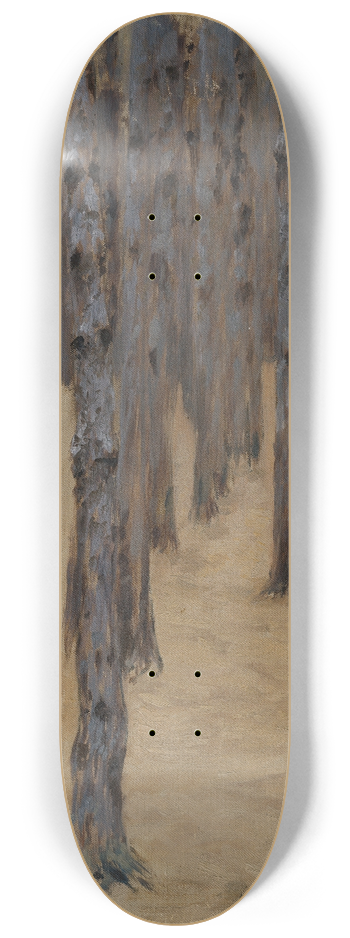 Koloman Moser - Nadelwald im Schnee 8.25 inch art skate deck