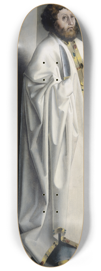 Konrad Witz - Saint Bartholomew 8.25 inch art skate deck