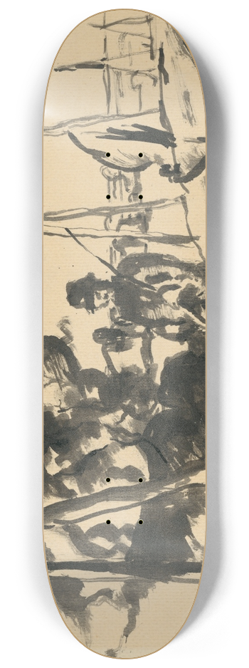 Kontantn Bauer - Tulk na ceste 8.25 inch art skate deck