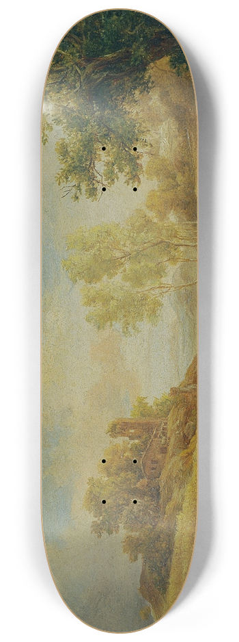 Kroly Mark - Landschaft mit Heuernte 8.25 inch art skate deck