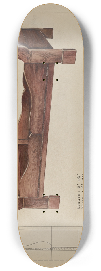 Kurt Melzer - Sleigh Bed 8.25 inch art skate deck