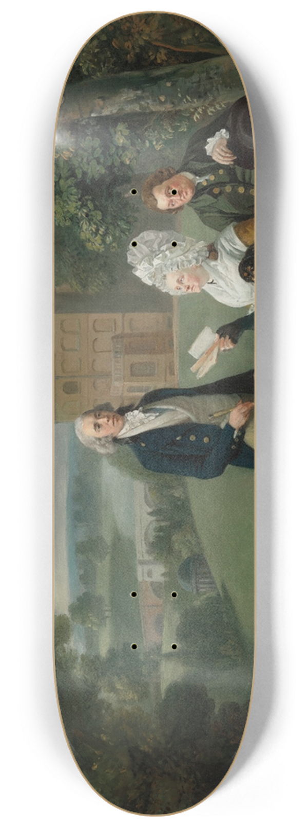 Johan Joseph Zoffany - The Sayer Family of Richmond 8.25 inch art skate deck