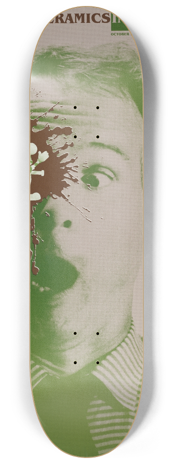Lanny Sommese - Macalester ceramics invitational 83 8.25 inch art skate deck