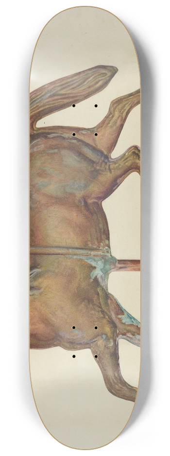 Laura Bilodeau - Small Metal Weather Vane 8.25 inch art skate deck