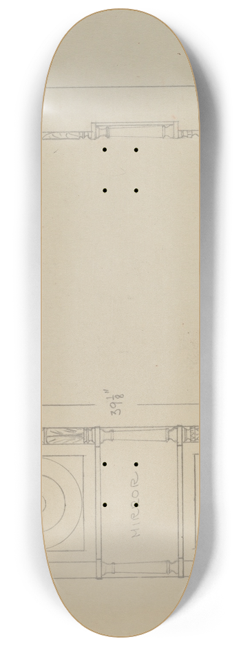 Lawrence Phillips - Shelf Clock 8.25 inch art skate deck