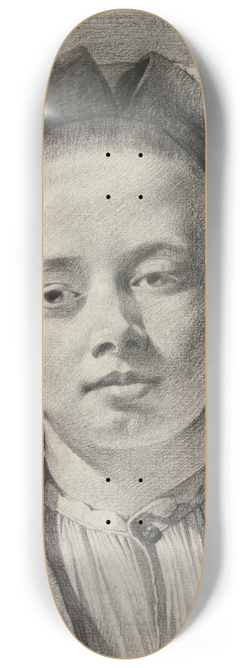 Leendert van der Cooghen - Bildnis eines jungen Menschen 8.25 inch art skate deck