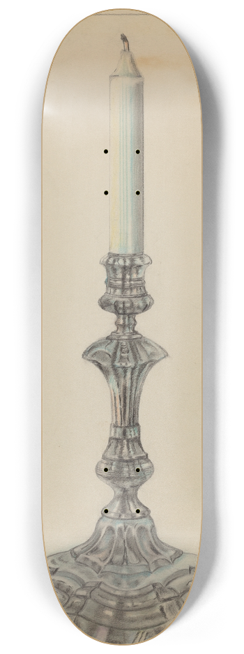 Leo Drozdoff - Candlesticks 8.25 inch art skate deck