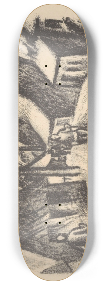 Leo Gestel - Geising (Ertsgebergte) 8.25 inch art skate deck