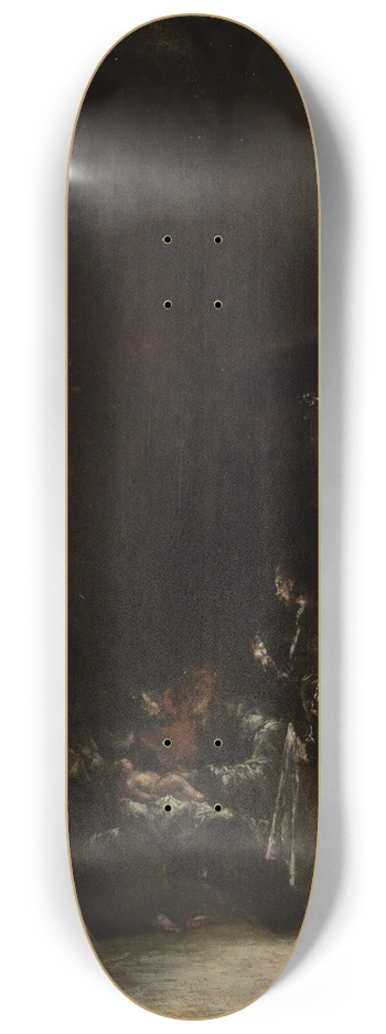 Leonaert Bramer - Beschneidung Christi 8.25 inch art skate deck