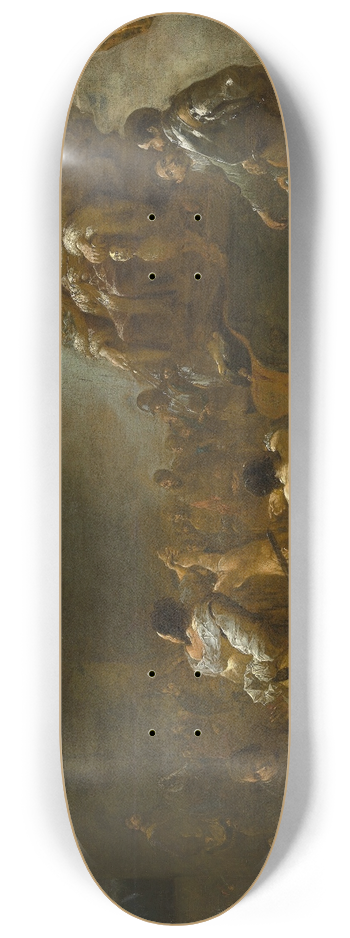 Leonaert Bramer - The Judgment of Solomon 8.25 inch art skate deck