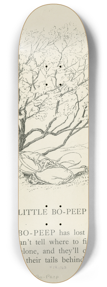 Leonard Leslie Brooke - Little Bo-Peep 2 8.25 inch art skate deck