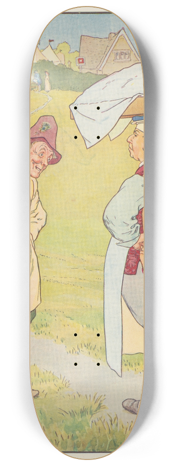Leonard Leslie Brooke - Simple Simon met a pieman. 8.25 inch art skate deck