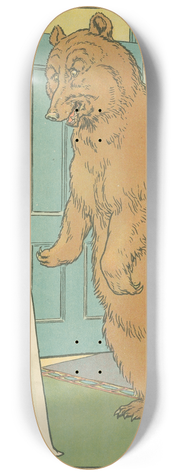 Leonard Leslie Brooke - The bears return home 8.25 inch art skate deck