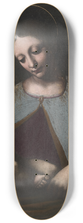 Leonardo da Vinci - Virgin and Child 8.25 inch art skate deck