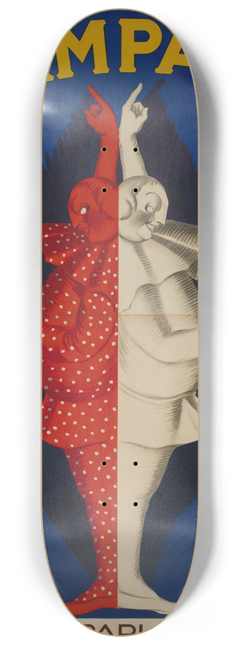 Leonetto Cappiello - Campari 8.25 inch art skate deck