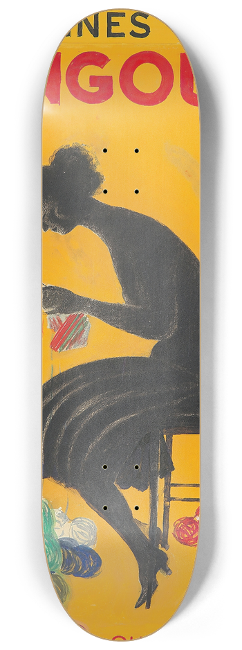 Leonetto Cappiello - Laines du Pingouin 8.25 inch art skate deck