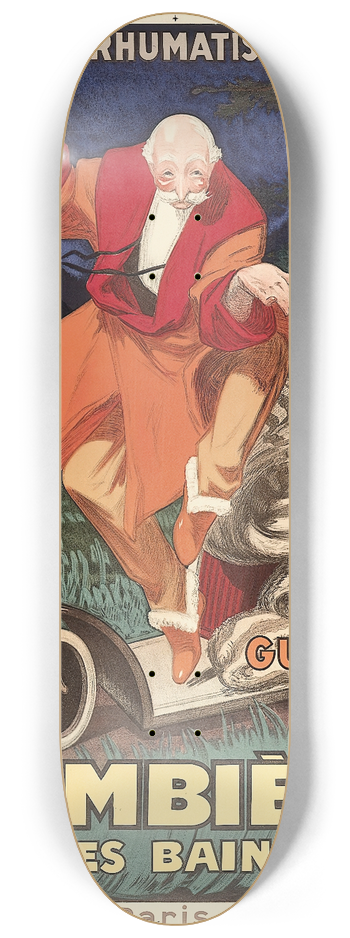 Leonetto Cappiello - Plombires-Les-Bains 8.25 inch art skate deck
