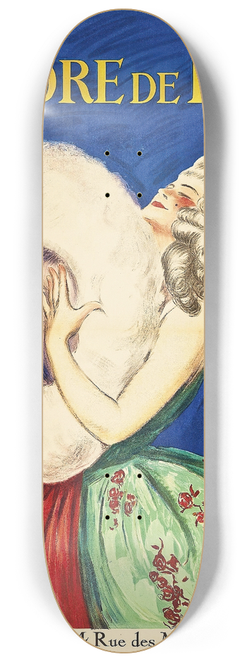Leonetto Cappiello - Poudre De Luzy 8.25 inch art skate deck