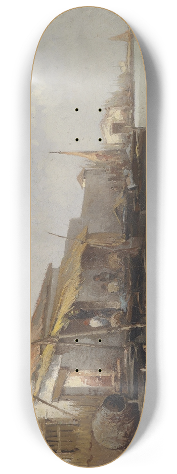 Leontine von Littrow - In der Lagune 8.25 inch art skate deck