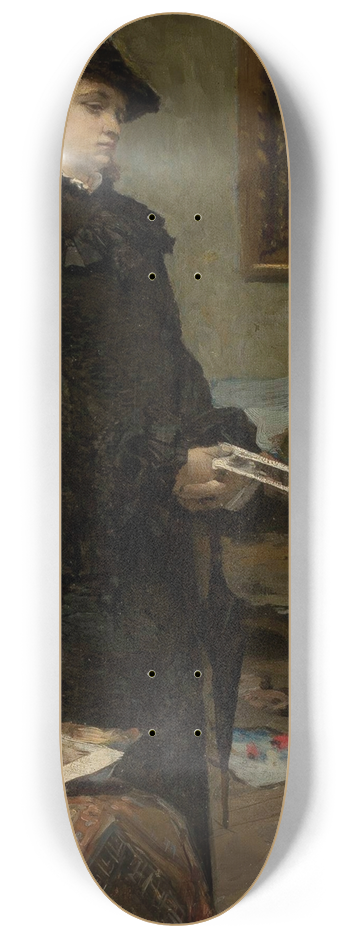 Leon Wyczkowski - In the painters studio 8.25 inch art skate deck