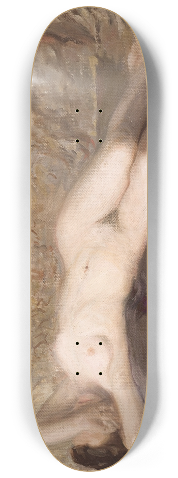 Leon Wyczkowski - Nude Woman Lying 8.25 inch art skate deck
