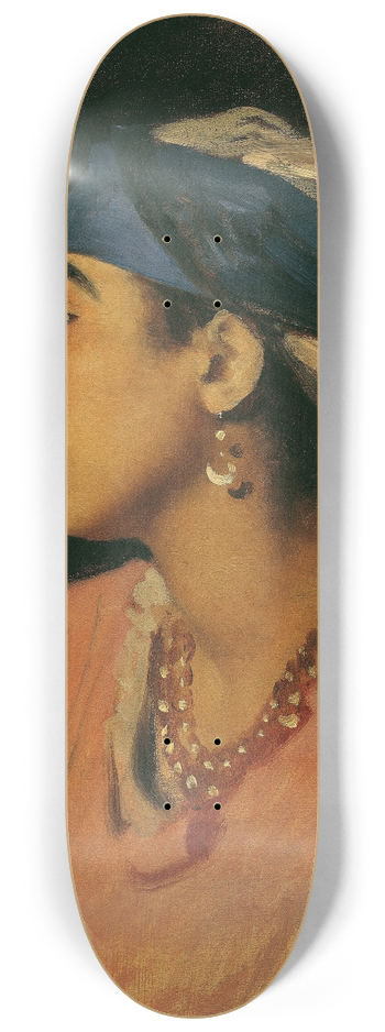 Leopold Carl Mller - Egyptian singer 8.25 inch art skate deck