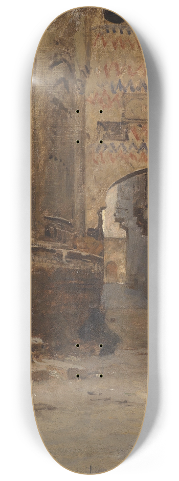 Leopold Carl Mller - Torbogen in Kairo 8.25 inch art skate deck