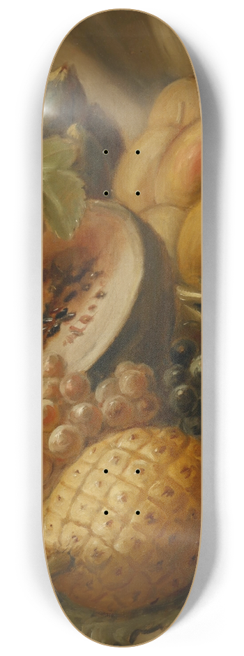 Leopold von Stoll - Frchtestillleben 8.25 inch art skate deck