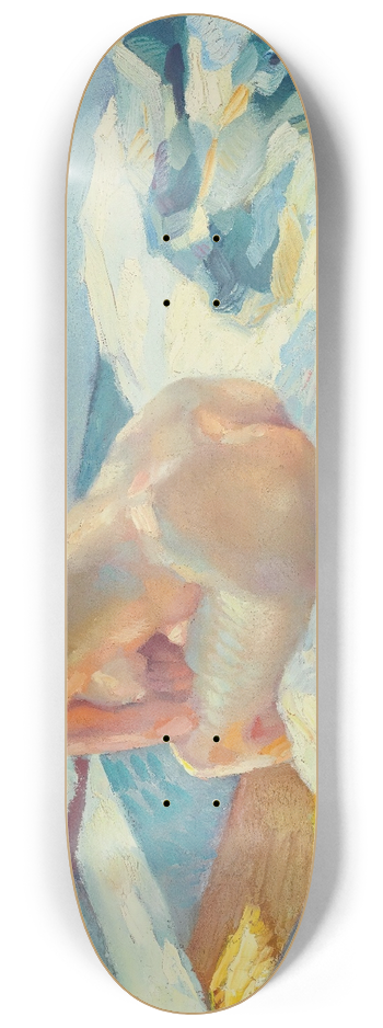 Leo Putz - Im Kahn (The Rowboat) 8.25 inch art skate deck